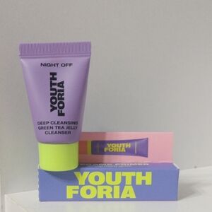 Youthforia Deep Cleansing Green Tea Jelly Cleanser& Primer Minis